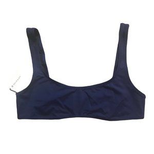 SOLID & STRIPED Navy Bikini Top